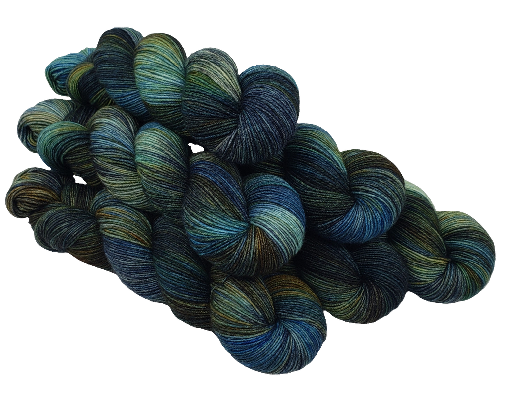 Moonlight Stroll - Variegated Merlin 100 - CHAOS Fiber Co