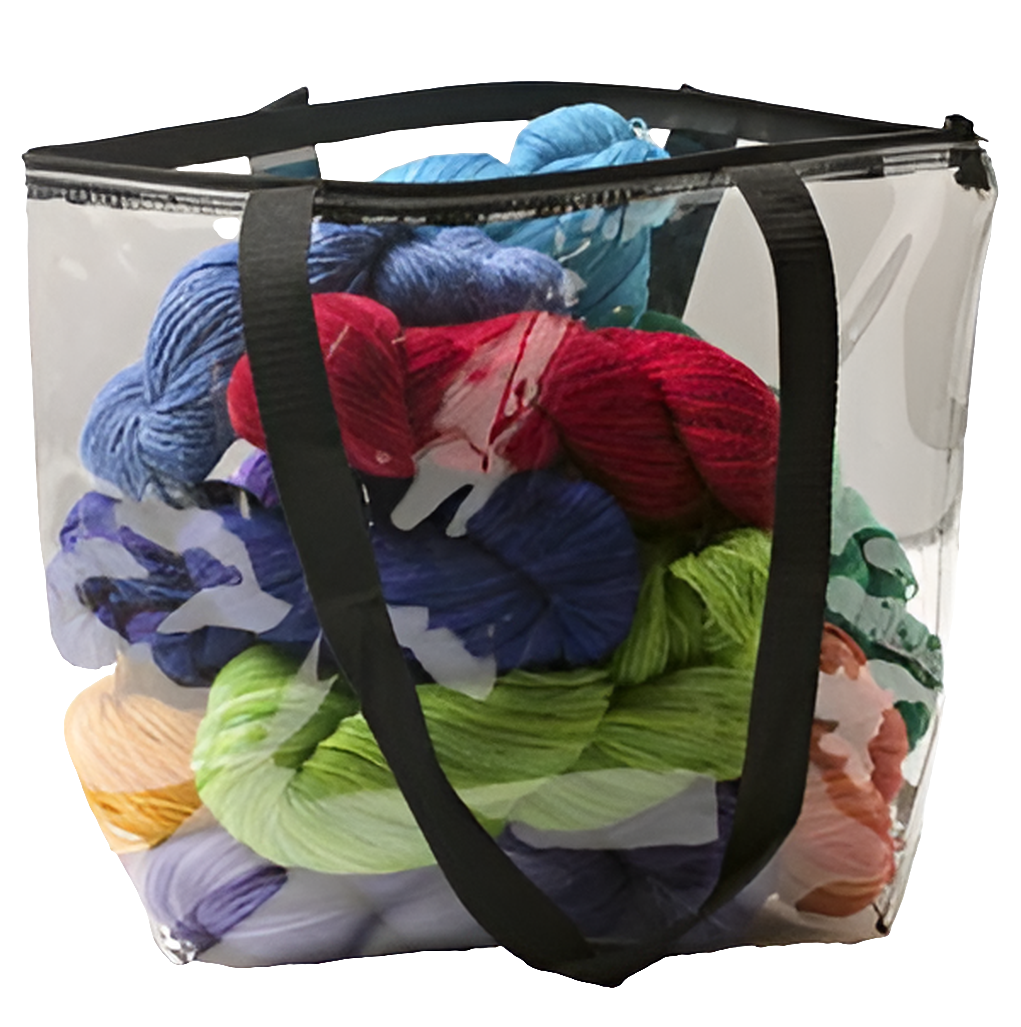 Clear Zippered Project Bag - Large