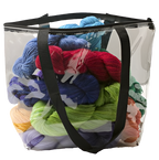 Clear Zippered Project Bag - Large