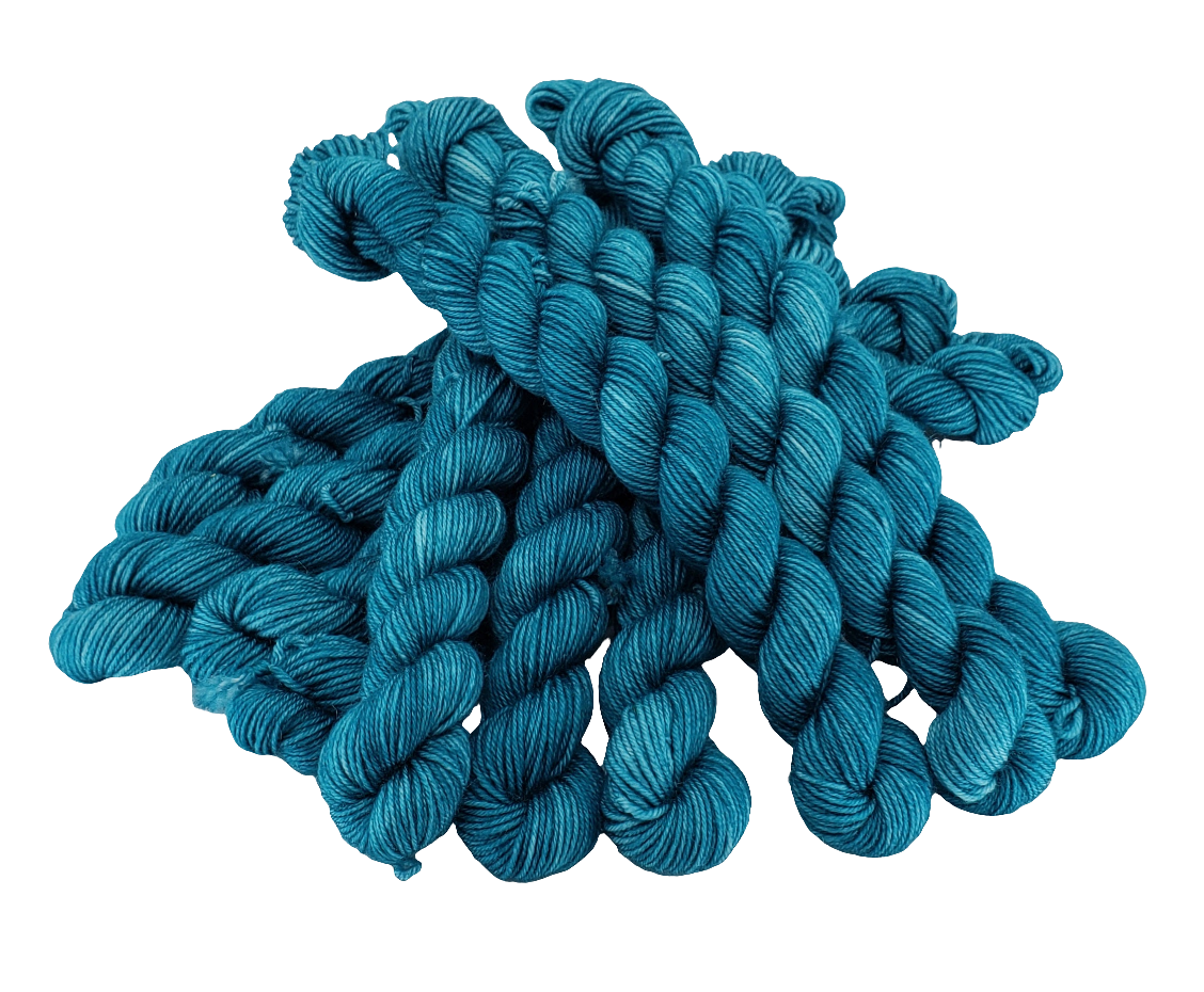 Teal Escape - Tonal Sock Mini 20