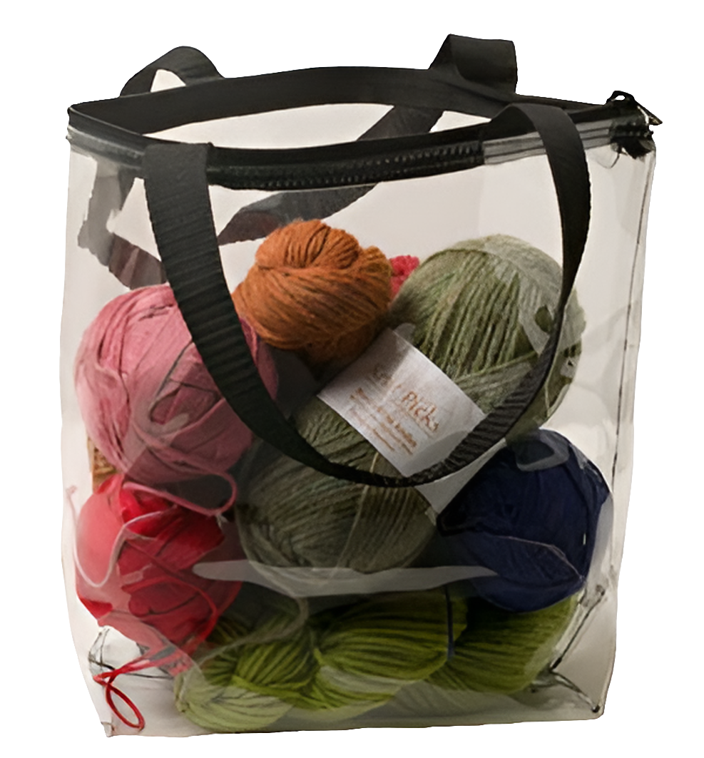 Clear Zippered Project Bag - Small