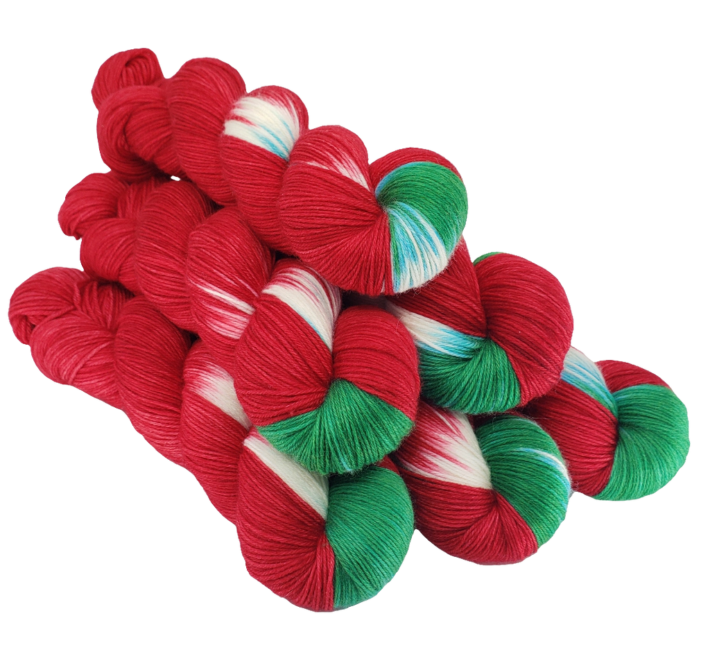 Christmas Party - MS Sock 100 - CHAOS Fiber Co