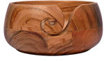 Yarn Bowl - SAMHITA Acacia Wood (6" x 6" x 3'')