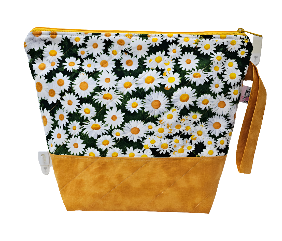 Happy Daisies - Project Bag - Medium