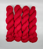 Ruby Red - Tonal Deluxe Sock 100 - CHAOS Fiber Co