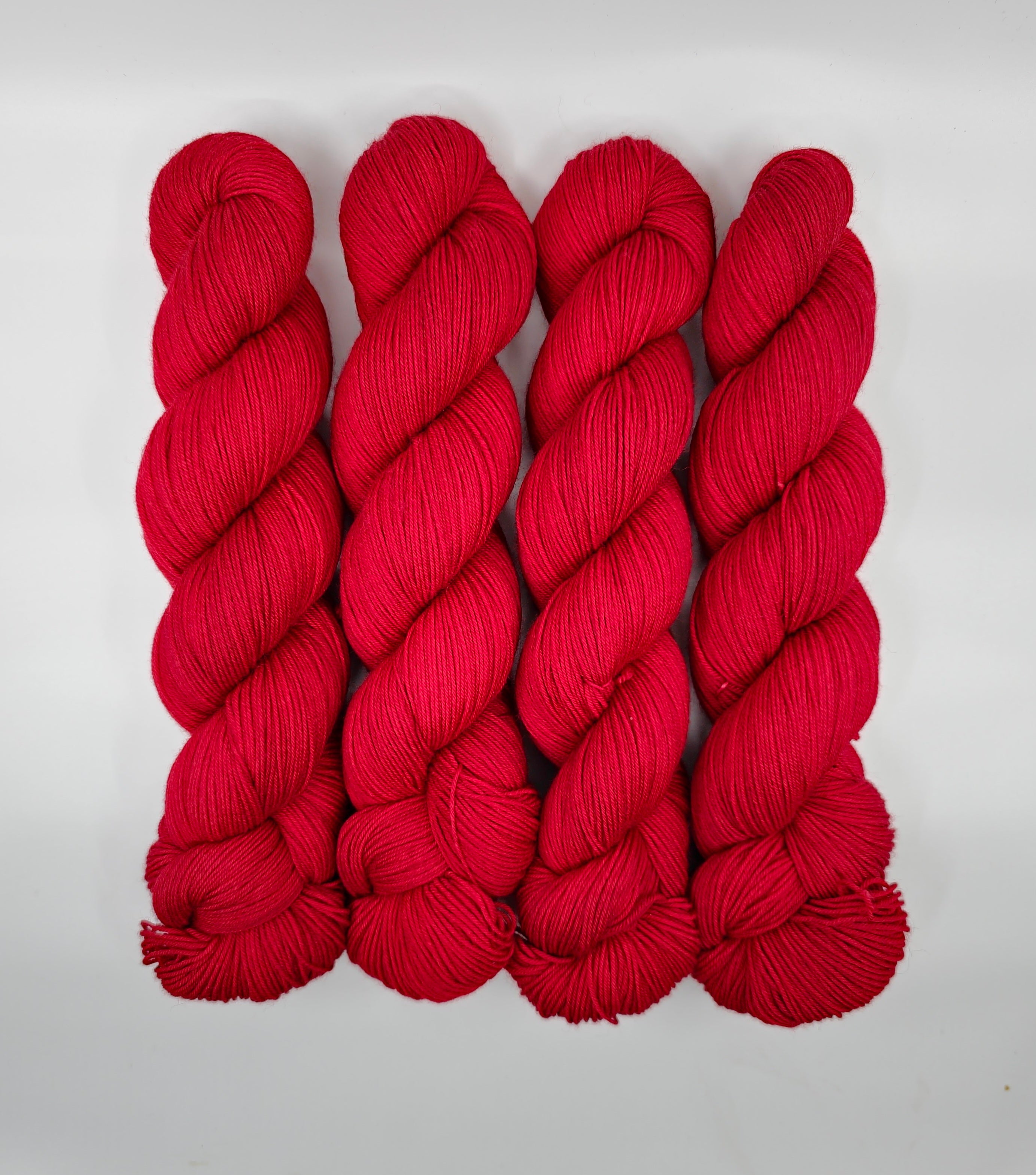 Ruby Red - Tonal Deluxe Sock 100 - CHAOS Fiber Co