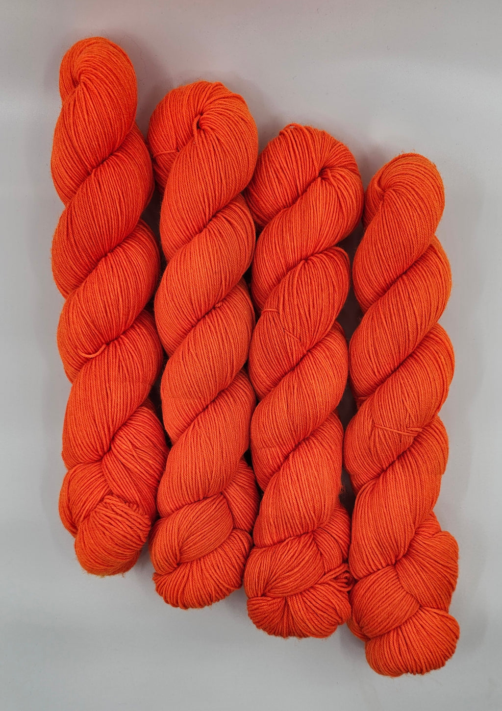 Safety Orange - Tonal Deluxe Sock 100 - CHAOS Fiber Co