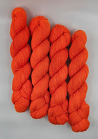 Safety Orange - Tonal Deluxe Sock 100 - CHAOS Fiber Co