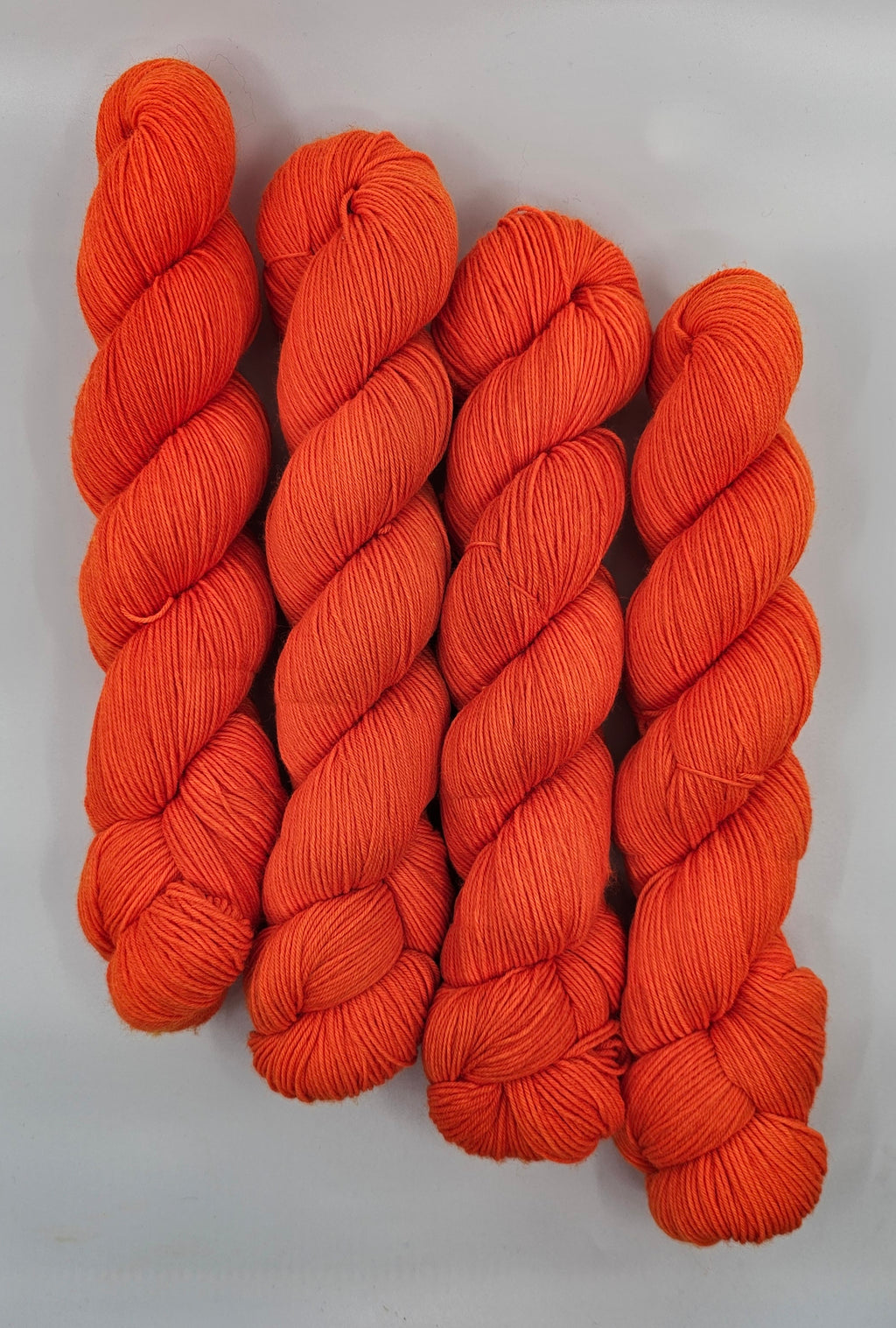 Safety Orange - Tonal Deluxe Sock 100 - CHAOS Fiber Co