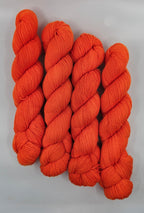 Safety Orange - Tonal Deluxe Sock 100 - CHAOS Fiber Co