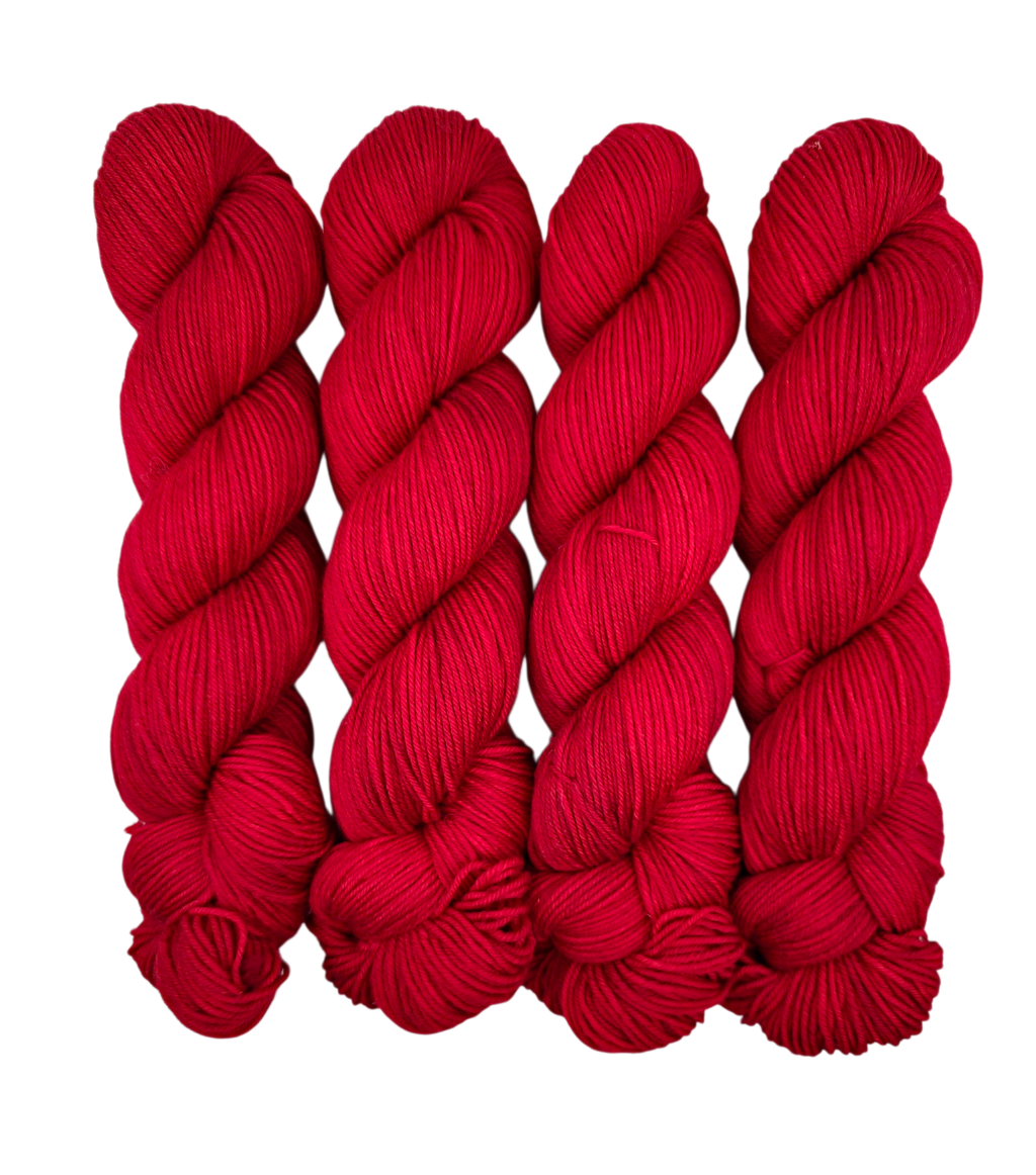 Ruby Red - Tonal DK 100 - CHAOS Fiber Co