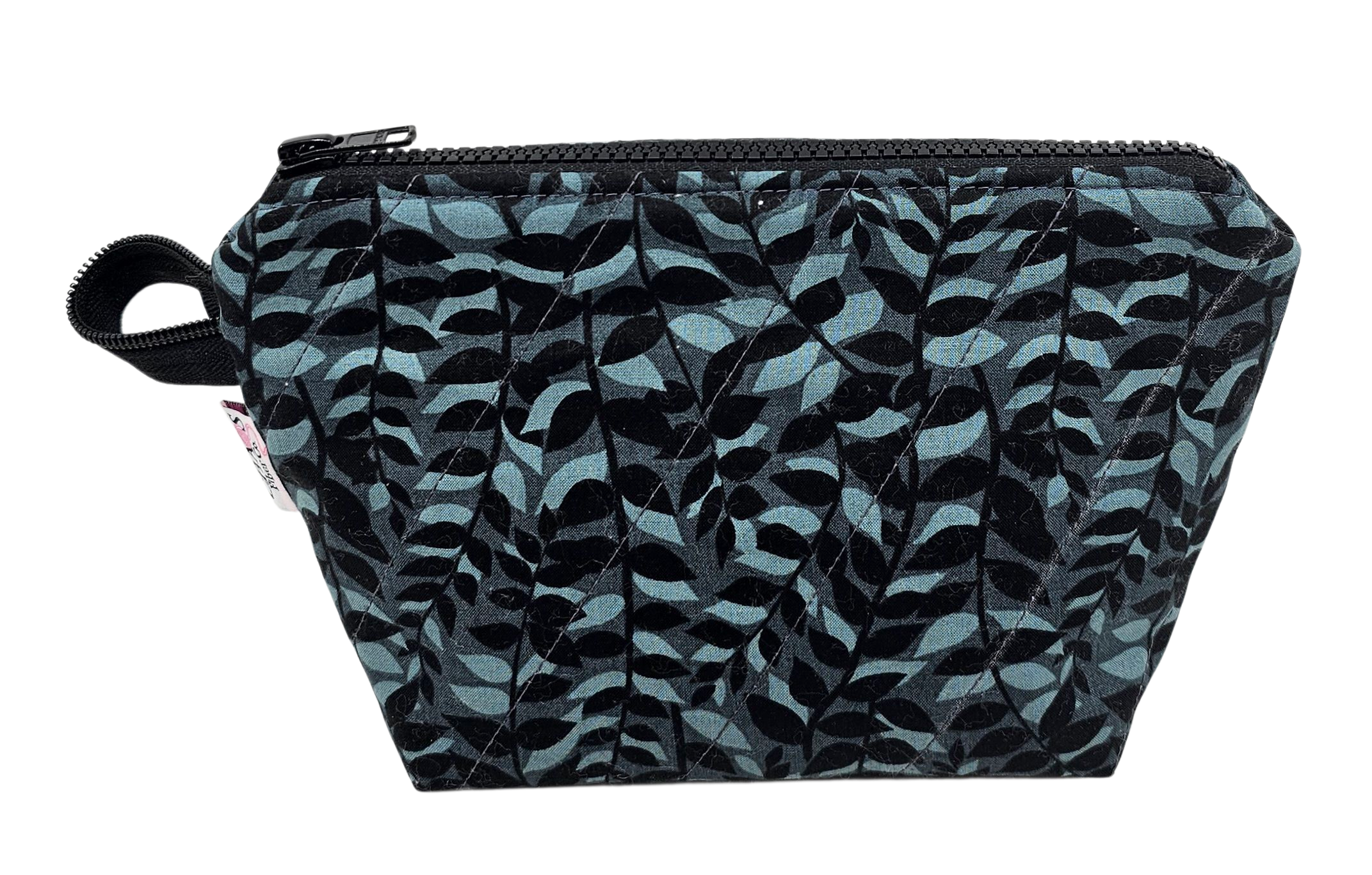 Midnight Mushrooms Leaves - Notions Bag