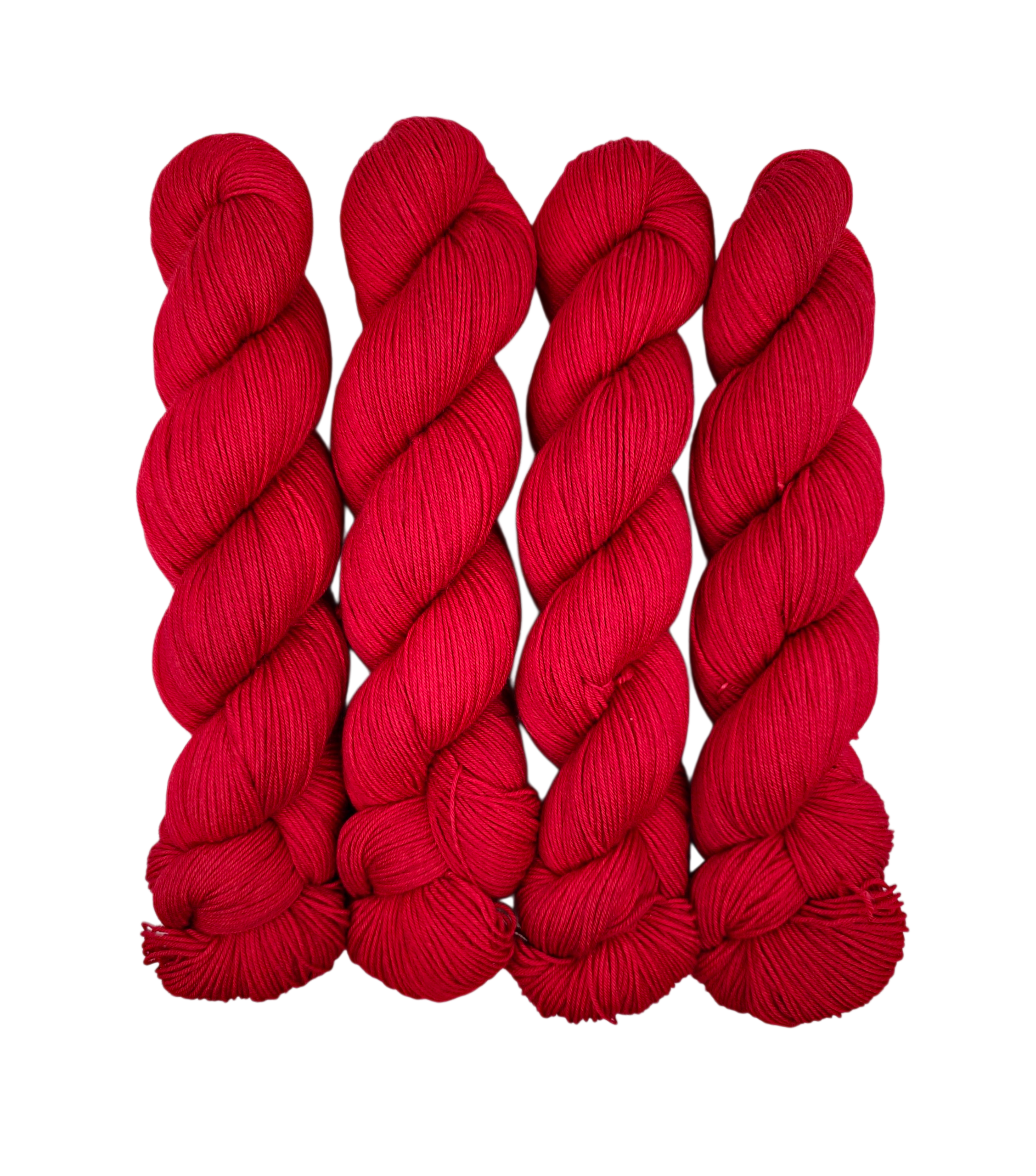 Ruby Red - Tonal Deluxe Sock 100 - CHAOS Fiber Co