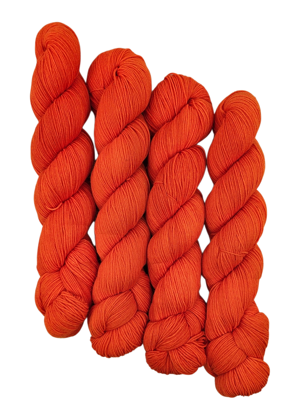 Safety Orange - Tonal Deluxe Sock 100 - CHAOS Fiber Co