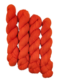 Safety Orange - Tonal Deluxe Sock 100 - CHAOS Fiber Co