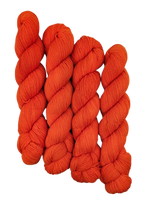 Safety Orange - Tonal Deluxe Sock 100 - CHAOS Fiber Co