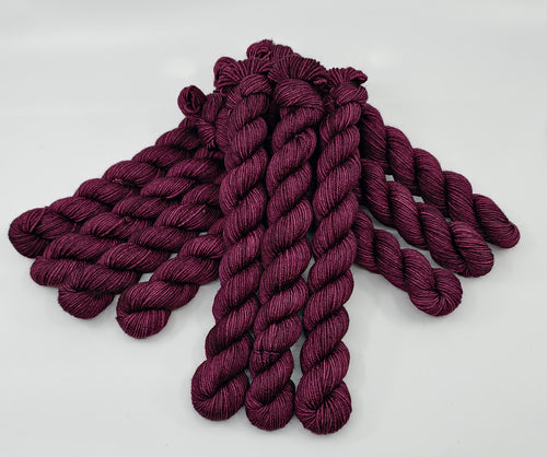 Burgundy - Tonal Sock Mini 20 - CHAOS Fiber Co