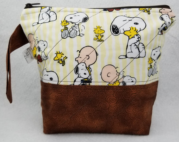 Charlie Brown & Snoopy - Project Bag - Small - Crafting My Chaos