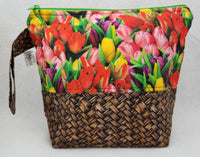 Basket of Tulips - Project Bag - Small - Crafting My Chaos
