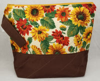 Sunflowers - Project Bag - Medium - Crafting My Chaos