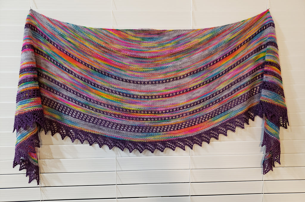 My Happy Place Shawl - Knit - CHAOS Fiber Co