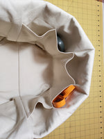 Owls - Quilted Bucket Bag - Large