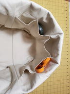 Blue Fancy - Quilted Bucket Bag - Large - CHAOS Fiber Co