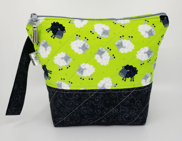 Baa Baa Black Sheep - Project Bag - Small