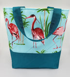 Flamingo - Quilted Bucket Bag - Large - CHAOS Fiber Co