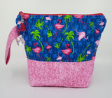 Pink Flamingos - Project Bag - Small