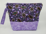Turtles in Purple -  Project Bag - Medium