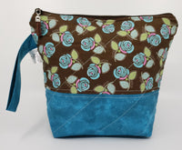 Brown Roses - Project Bag - Small