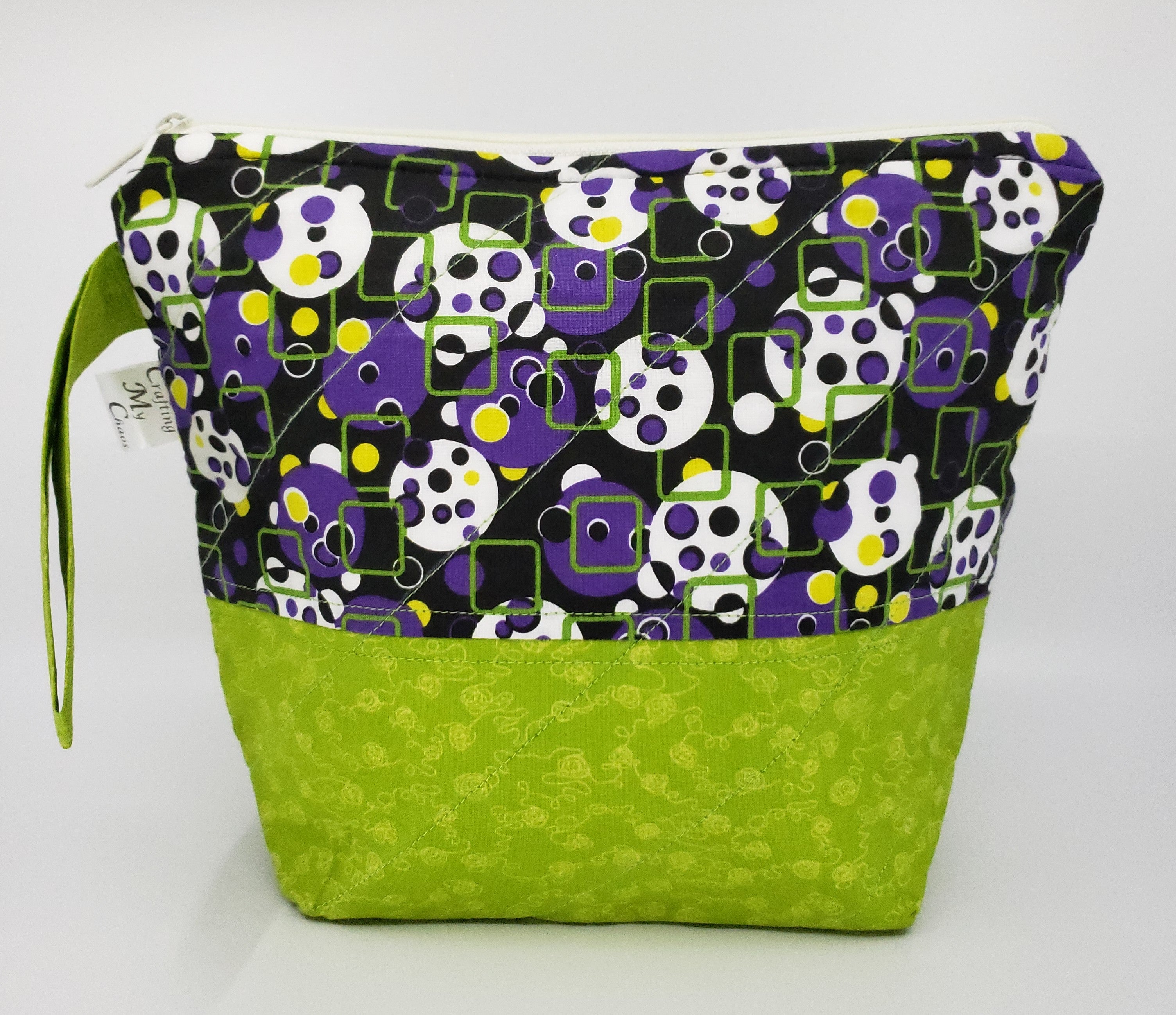 Green Geo-metrics - Project Bag - Small - CHAOS Fiber Co