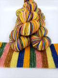 6 Enchanted Garden - Self-Striping - MS Sock 100