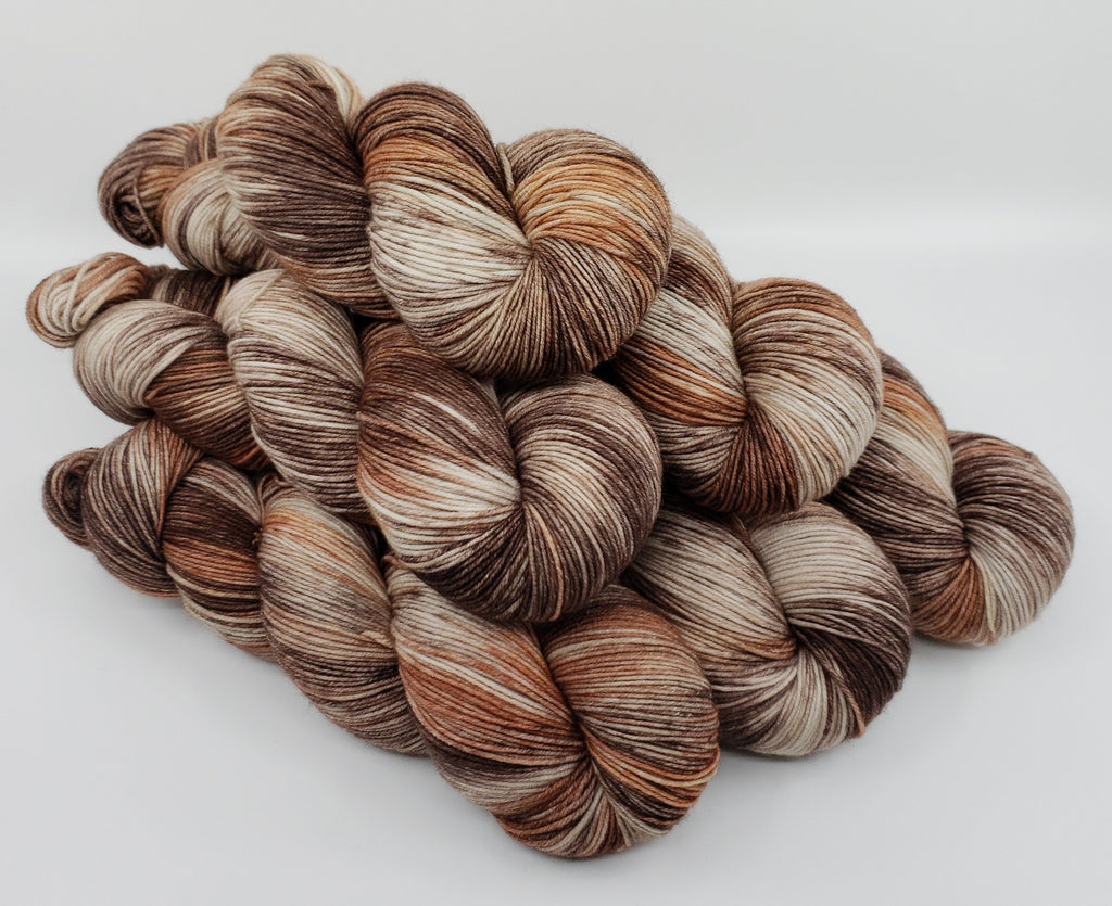 S’mores - Variegated Merlin 100 - CHAOS Fiber Co
