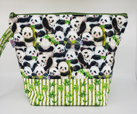 Pandas and Bamboo - Project Bag - Medium