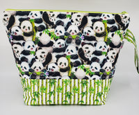 Pandas and Bamboo - Project Bag - Medium