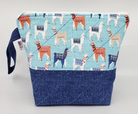 LLamas Walking - Project Bag - Small