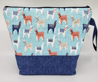 LLamas Walking - Project Bag - Medium