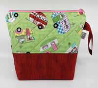 Campers in Red - Project Bag - Small