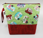 Campers in Red - Project Bag - Medium