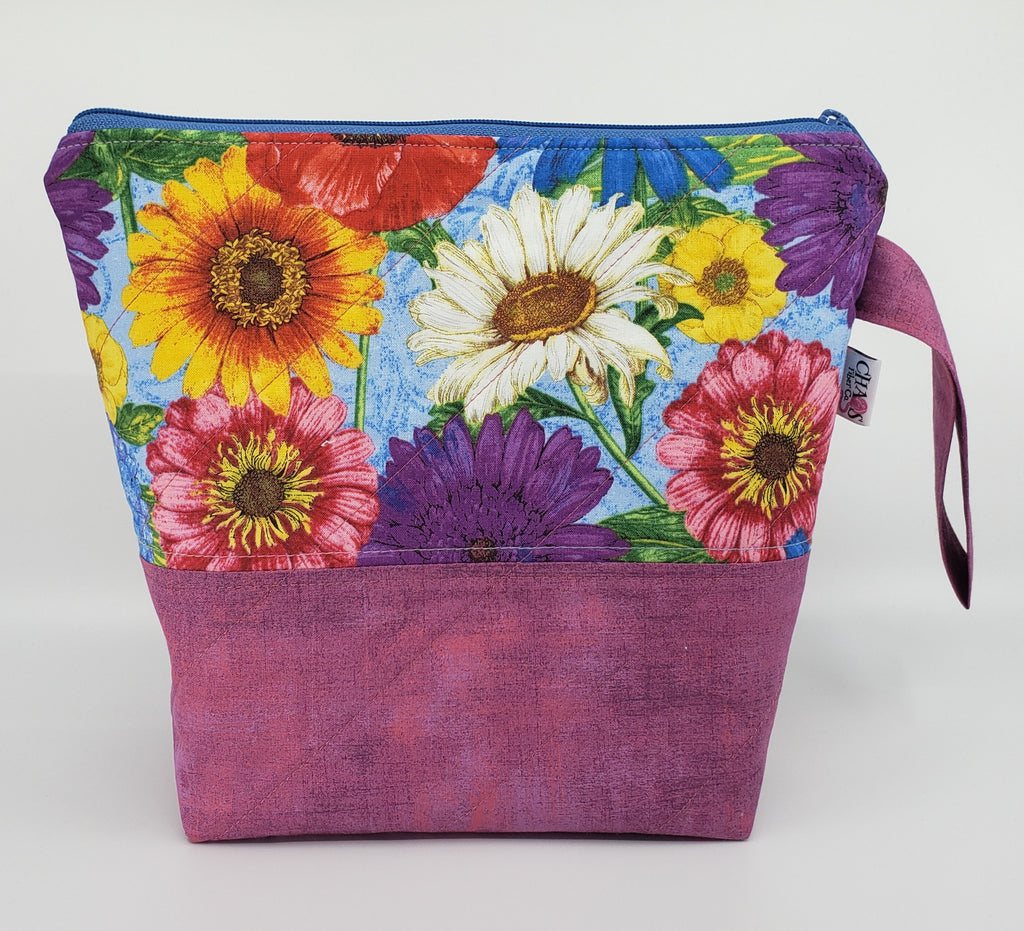 Flower Garden - Project Bag - Small - CHAOS Fiber Co