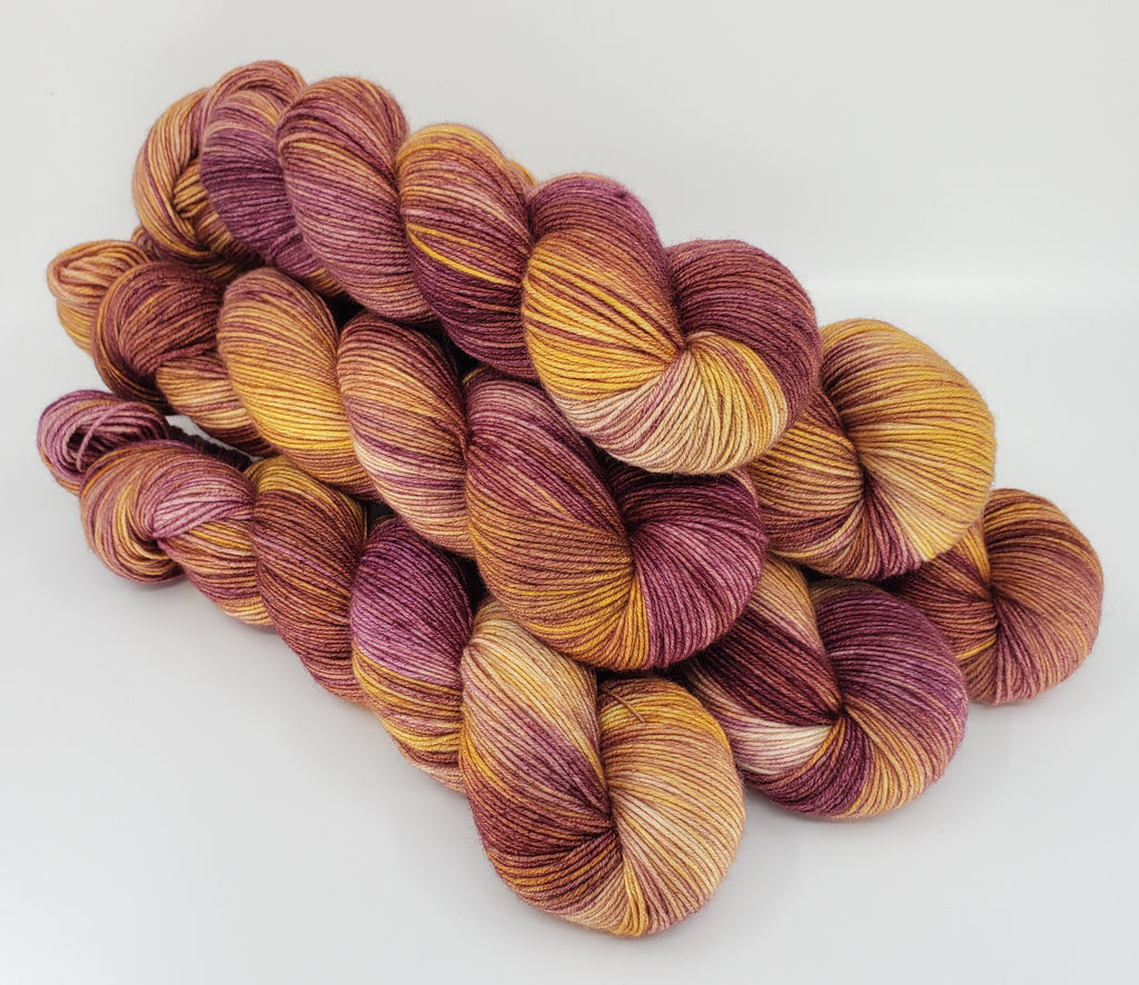 Tuscany Sunset - Variegated Merlin 100 - CHAOS Fiber Co