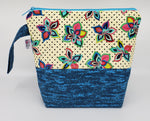 Pinwheel Flowers - Project Bag - Small