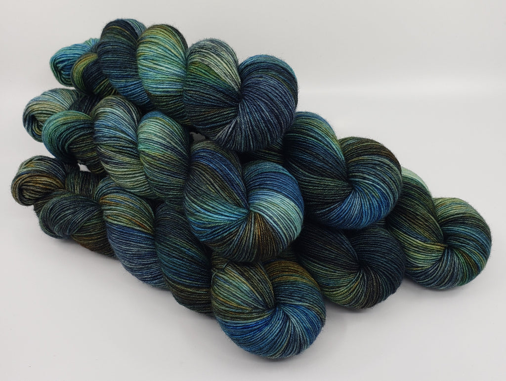 Moonlight Stroll - Variegated Merlin 100 - CHAOS Fiber Co