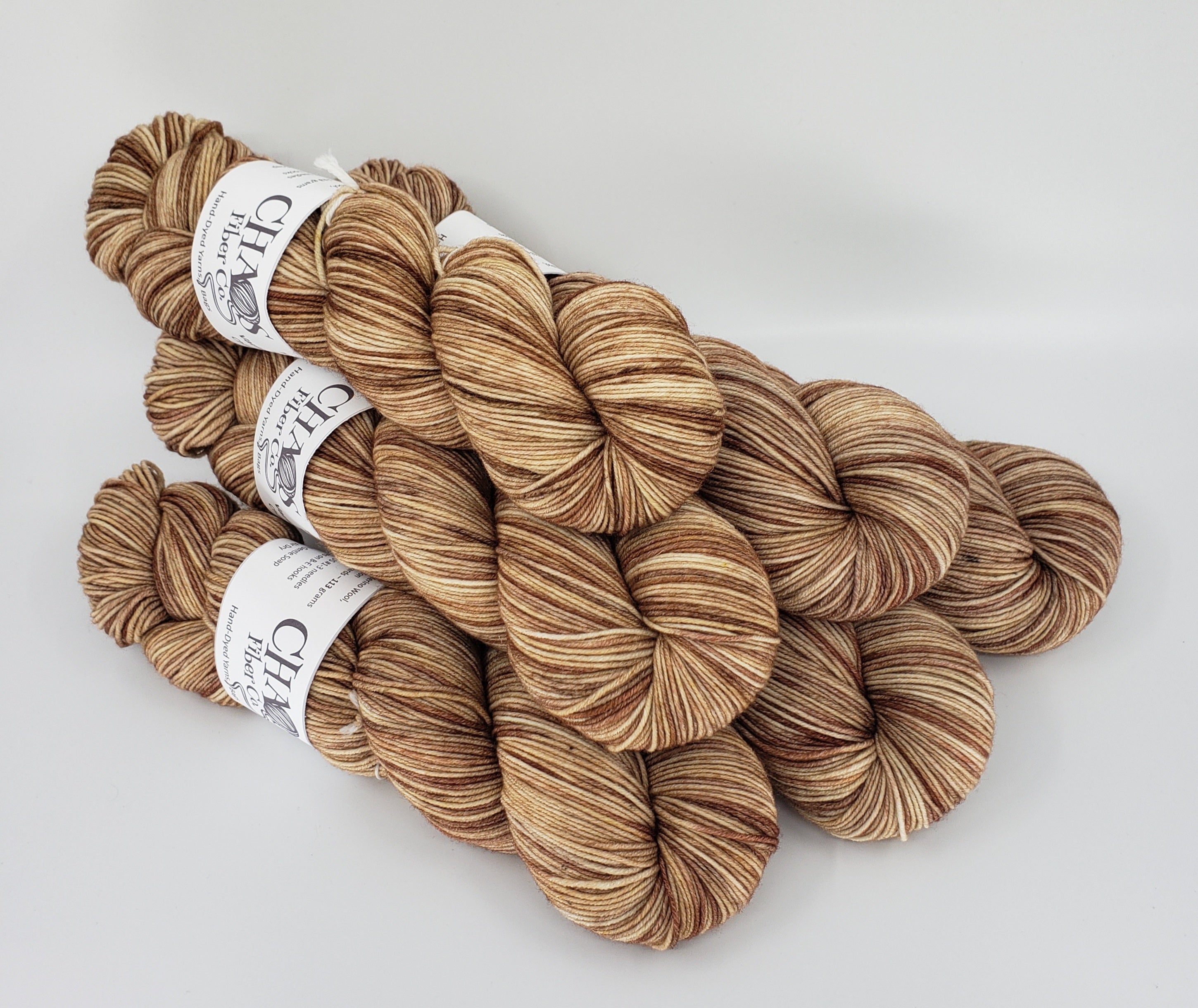 Time to Make the Donuts - Variegated Merlin 100 - CHAOS Fiber Co