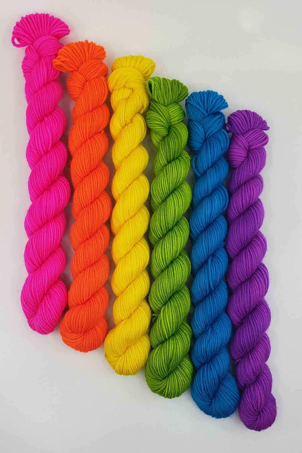 Neon Rainbow - Minis Set - CHAOS Fiber Co