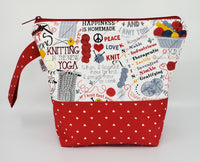 Knit Sayings - Project Bag - Small