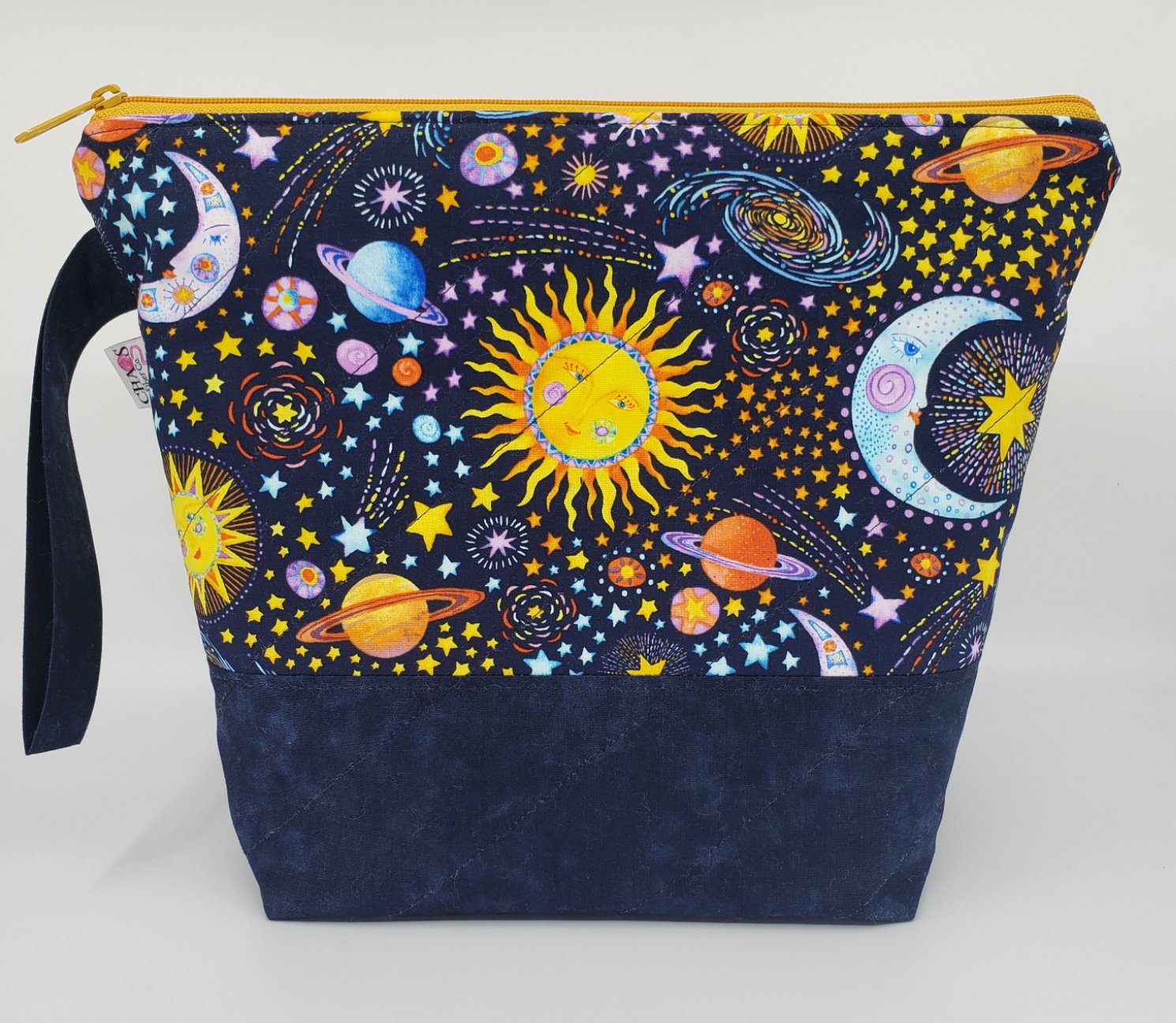 Sun, Moon & Stars - Project Bag - Medium - CHAOS Fiber Co