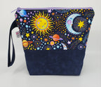 Sun, Moon & Stars - Project Bag - Small - CHAOS Fiber Co